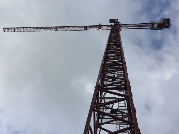 Centrum Hubbard 412 North Wells tower crane