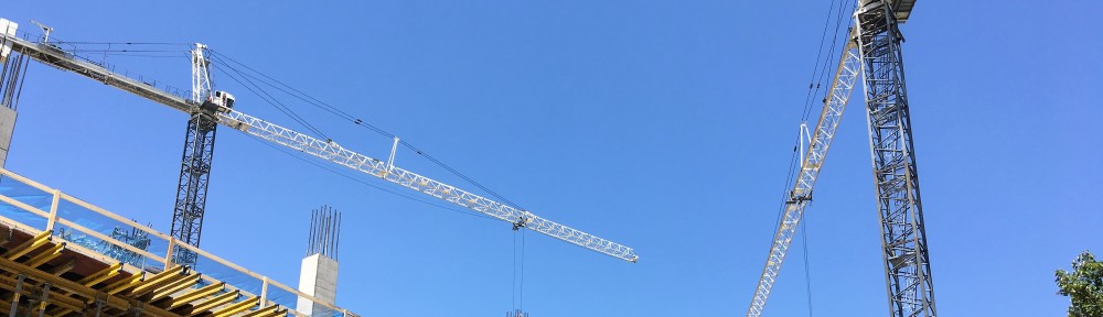 Chicago tower cranes